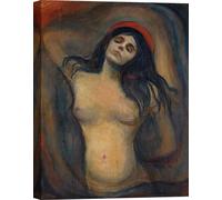 Impression d'art sur toile Edvard Munch, Madonna, 1894-1895 - 100x70 cm