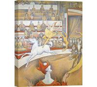 Impression d'art sur toile - Georges Seurat, Le Cirque - 70x50 cm