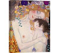 Impression d'art sur toile - Gustav Klimt, Les trois âges de la femme (détail) - 60x40 cm