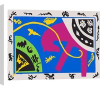 Impression d'art sur toile, Henri Matisse - Jazz 5 : le cheval, le cavalier et le clown - 100x70 cm