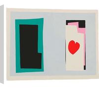 Impression d'art sur toile, Henri Matisse - Jazz 7 : Le coeur (Le cœur) - 100x70 cm