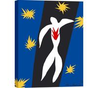 Impression d'art sur toile, Henri Matisse, La chute d'Icare, 1943 - 80x60 cm