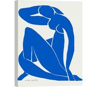 Impression d'art sur toile, Henri Matisse, Nu bleu II - 80x60 cm