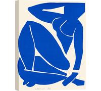 Impression d'art sur toile, Henri Matisse - Nu Bleu III, 1952 - 80x60 cm