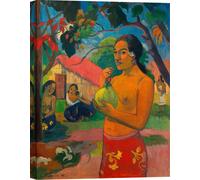 Impression d'art sur toile Paul Gauguin, Where Are You Going, 1893 - 120x90 cm