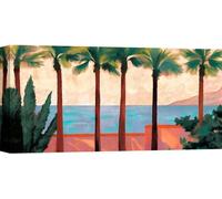 Impression d'art sur toile, paysage moderneImpression d'art sur toile, paysage moderne 140x70 cm