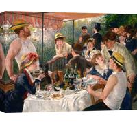 Impression d'art sur toile - Pierre-Auguste Renoir, Le déjeuner des rameurs - 100x70 cm