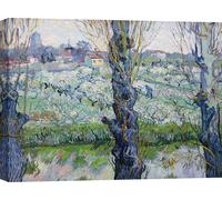 Impression d'art sur toile Vincent Van Gogh, Vue d'Arles - 100x70 cm