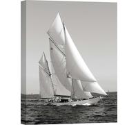 Impression d'art sur toile Voiliers Classic sailboat - 70x50 cm