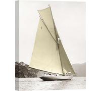 Impression d'art sur toile Voiliers vintage - Vintage yacht - 70x50 cm