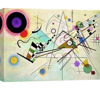 Impression d'art sur toile - Wassily Kandinsky, Composition VIII - 120x90 cm