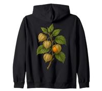 Impression d'art Vintage Botanical Physalis Golden Berry Sweat à Capuche