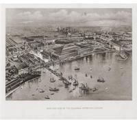 Impression d'artiste de l'exposition colombienne mondiale à Chicago en 1893. La foire a célébré le 400e anniversaire de l'arrivée de Christophe Colomb dans le Nouveau Monde. Extrait du livre The