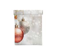 Impression de Boules de Noël, Sac de Rangement pour Femmes, Portefeuille supérieur à Presser, Petit Porte-Monnaie, Pochette de Changement