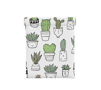 Impression de Cactus dessinée à la Main, Sac de Rangement pour Femmes, Portefeuille supérieur à Presser, Petit Porte-Monnaie, Pochette de Changement