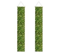 Impression de choux de Bruxelles verts, Décorations pour fête de remise de diplômes - Bannière de bienvenue à suspendre au porche, pour l'intérieur et l'extérieur