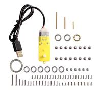 Impression de composant de modèle créatif à trois axes tourbillons pour l'assemblage de moteur d'avion, lumière LED, marbre, modèle de piste de précision, ingénierie, pièces d'impression