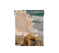 Impression de Coquillages d’étoile de mer de Plage, Sac de Rangement pour Femmes, Portefeuille supérieur à Presser, Petit Porte-Monnaie, Pochette de Changement