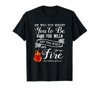 Impression de Dictons Religieux Sainte-Catherine de Sienne T-Shirt