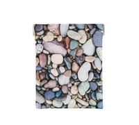 Impression de Galets colorés de Plage, Sac de Rangement pour Femmes, Portefeuille supérieur à Presser, Petit Porte-Monnaie, Pochette de Changement