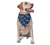 Impression De L'Œil Maléfique 4 Bandana Chien Lavable Foulard Triangulaire Chiens Réglable Écharpe pour Chien pour Chiot Chat Quotidien