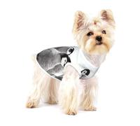 Impression de Manchot Empereur,T-Shirt sans Manches en Coton pour Animaux de Compagnie, Gilet Respirant, Extensible et Doux,L