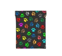 Impression de Patte d'animal en Couleur, Sac de Rangement pour Femmes, Portefeuille supérieur à Presser, Petit Porte-Monnaie, Pochette de Changement