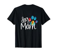 Impression de patte de chiot pour maman, anniversaire, fête des mères T-Shirt