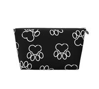 Impression de Pattes Noires, Trousse de Toilette Trousse de Maquillage Sac à cosmétiques Trousse de Toilette de Voyage Portable