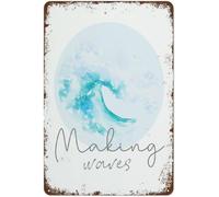 Impression de plage, art de l'océan, impression pastel, cadeau pour un nouveau départ, cadeau de maison de rivage, affiche de surf, affiche de surf, vacances à la plage, natation et surf, club cool