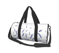 Impression de Plumes Mignonne, Sac de Voyage de Grande capacité, Sac à Main Rond, Sac de Voyage de Sport, fourre-Tout, Sac de Fitness