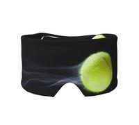 Impression de tennis en direct,Masque pour les yeux bloquant la lumière Cache-yeux et cache-oreilles pour le sommeil