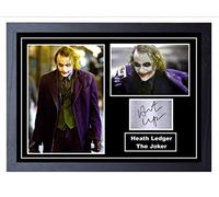 Impression dédicacée par LEDGER THE JOKER BATMAN