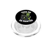 Impression d'imprimante 3D d'humour Extraterrestre PopSockets PopGrip pour MagSafe