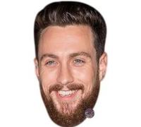 IMPRESSION DIRECT Masque en carton 2D Aaron Taylor-Johnson - Actrice - Taille A4 Multicolors G