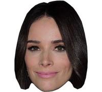 IMPRESSION DIRECT Masque en carton 2D Abigail Spencer - Actrice - Taille A4 Multicolors G