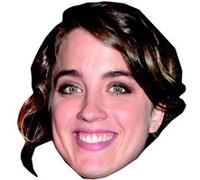 IMPRESSION DIRECT Masque en carton 2D Adèle HAENEL - Actrice - Taille A4 Multicolors G