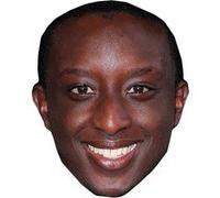 IMPRESSION DIRECT Masque en carton 2D Ahmed SYLLA - Humoriste - Taille A4 Multicolors G