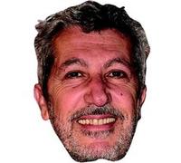 IMPRESSION DIRECT Masque en carton 2D Alain CHABAT - Acteur - Taille A4 Multicolors G