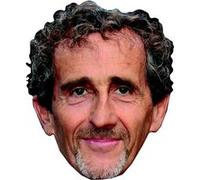 IMPRESSION DIRECT Masque en carton 2D Alain PROST - Pilote Automobile, Formule 1 - Taille A4 Multicolors G