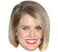 IMPRESSION DIRECT Masque en carton 2D Alice Eve - Actrice - Taille A4 Multicolors G