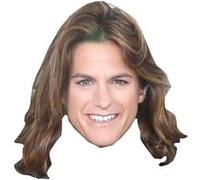 IMPRESSION DIRECT Masque en carton 2D Amélie MAURESMO - Tennis - Taille A4 Multicolors G