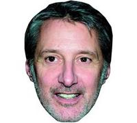 IMPRESSION DIRECT Masque en carton 2D Antoine DE CAUNES - Journaliste - Taille A4 Multicolors G
