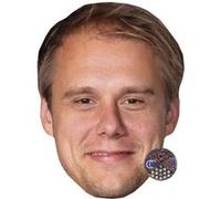 IMPRESSION DIRECT Masque en carton 2D Armin Van Buuren - Dj - Taille A4 Multicolors G