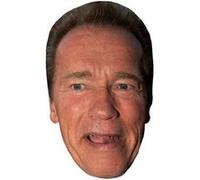 IMPRESSION DIRECT Masque en carton 2D Arnold Schwarzenegger - Acteur et homme politique - Taille A4 Multicolors G