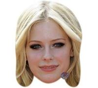 IMPRESSION DIRECT Masque en carton 2D Avril Lavigne - Chanteuse - Taille A4 Multicolors G