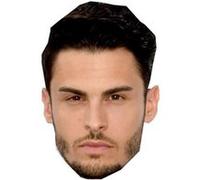 IMPRESSION DIRECT Masque en carton 2D Baptiste GIABICONI - Mannequin - Taille A4 Multicolors G