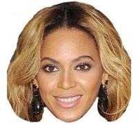 IMPRESSION DIRECT Masque en carton 2D Beyoncé - Chanteuse - Taille A4 Multicolors G