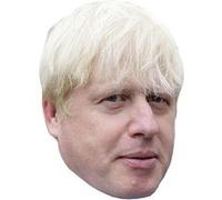 IMPRESSION DIRECT Masque en carton 2D Boris Johnson - Politique - Taille A4 Multicolors G