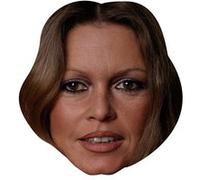 IMPRESSION DIRECT Masque en carton 2D Brigitte Bardot - Actrice - Taille A4 Multicolors G